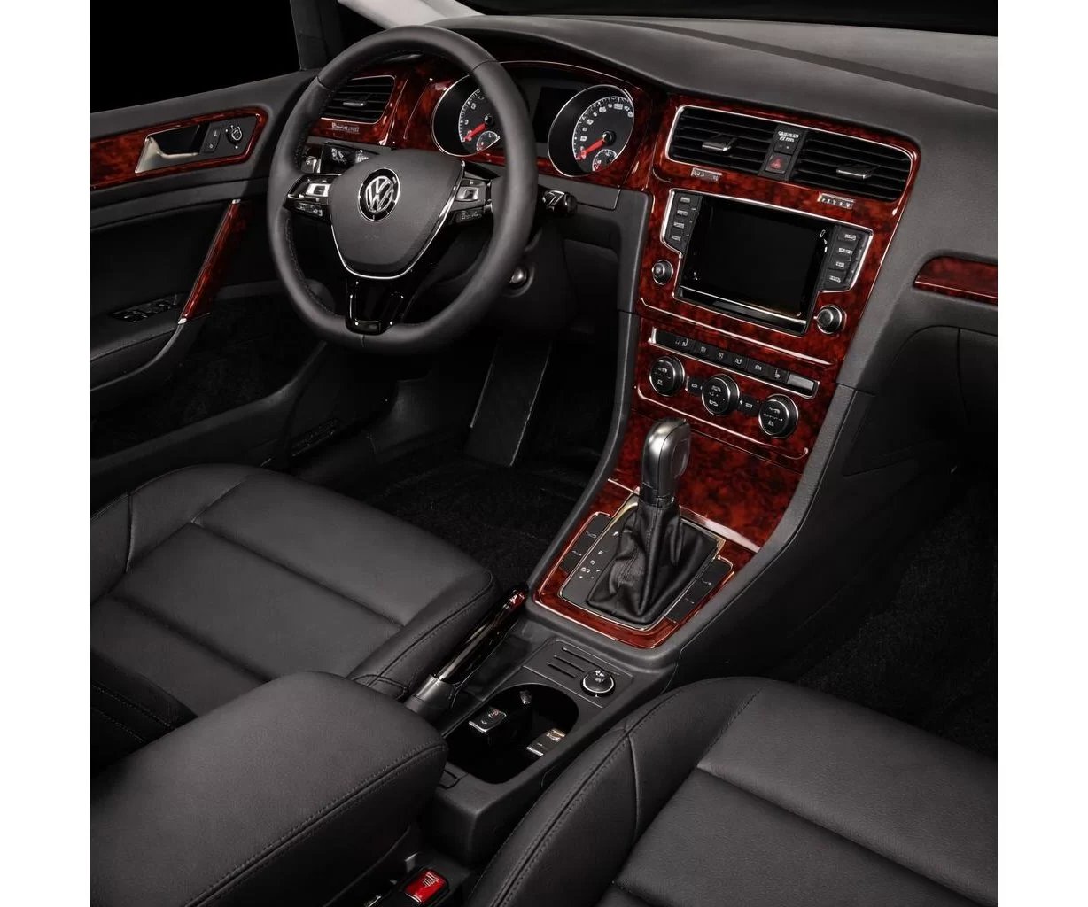 Volkswagen Golf VII AU 2012–2021 Mittelkonsole Armaturendekor Cockpit Dekor 41-Teile Volkswagen Golf VII AU 2012–2021 Mittelkonsole Armaturendekor Cockpit Dekor 41-Teile