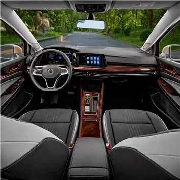 Volkswagen Golf VIII CD 2019 up Mittelkonsole Armaturendekor Cockpit Dekor 31-Teile