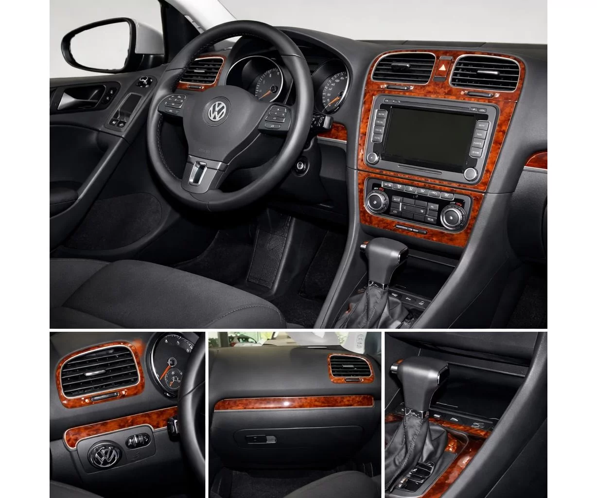 Volkswagen Jetta 01.2010 Habillage Décoration de Tableau de Bord 16-Pièce Volkswagen Jetta 01.2010 Habillage Décoration de Tableau de Bord 16-Pièce