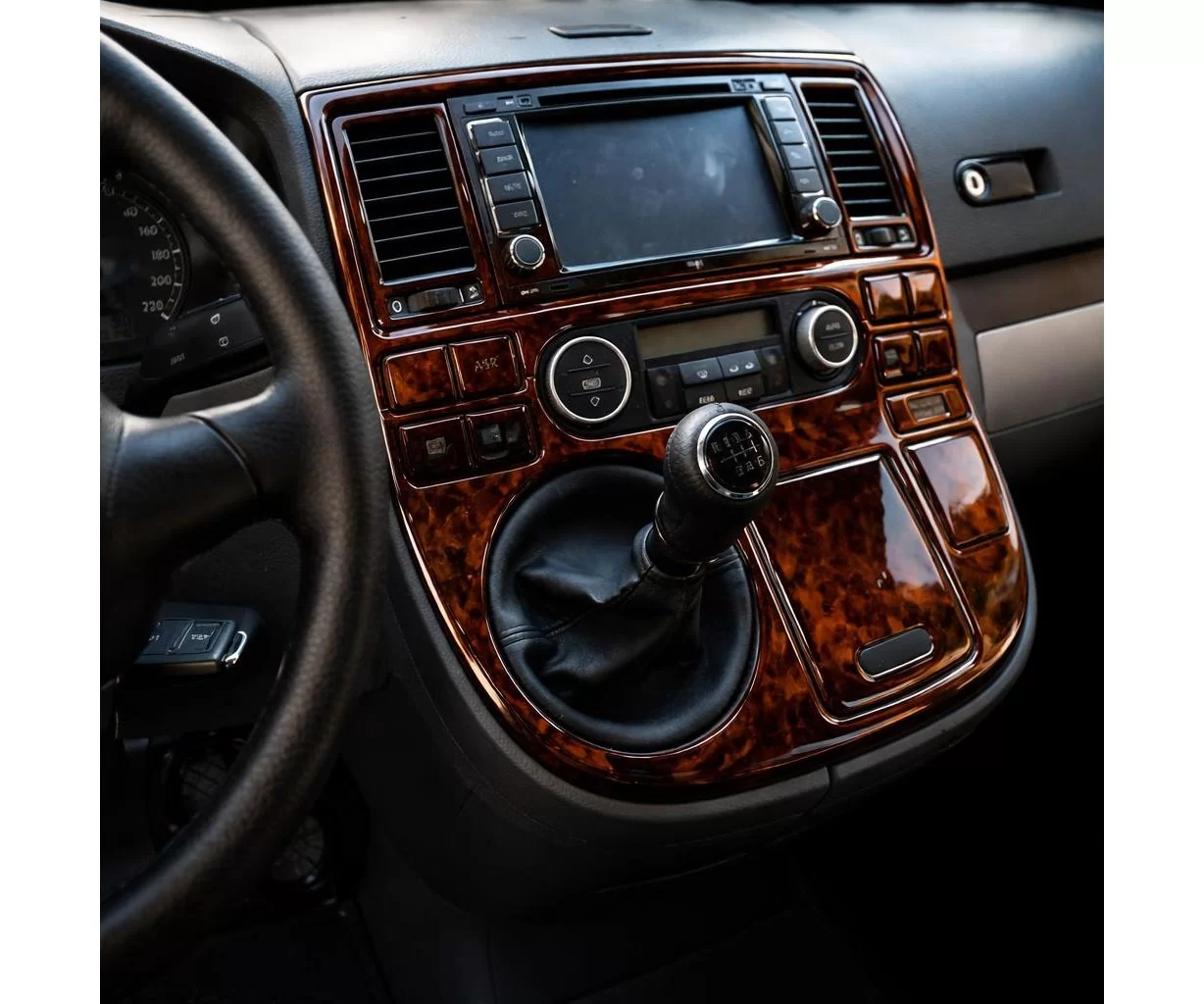 Volkswagen Multivan T5 08.03-08.09 Habillage Décoration de Tableau de Bord 22-Pièce