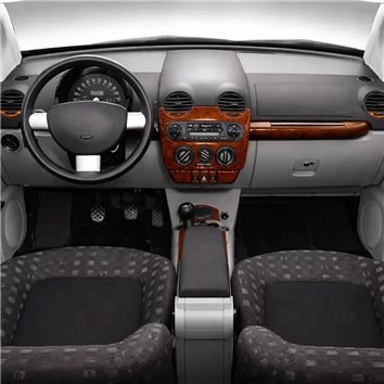 Volkswagen New Beettle 03.98-04.02 Mittelkonsole Armaturendekor Cockpit Dekor 11-Teile