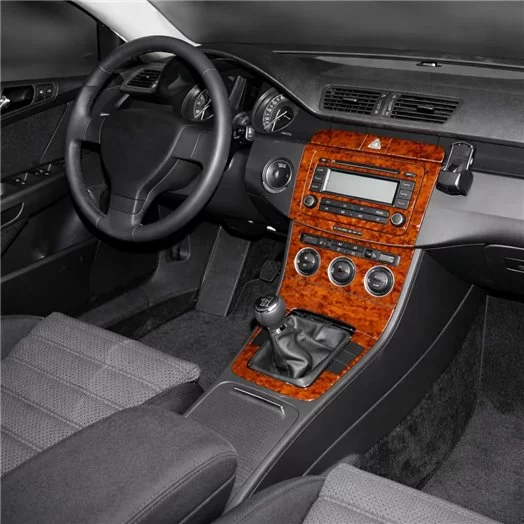 Volkswagen Passat B6 02.05 09.10 3D Inleg dashboard Interieurset aansluitend en pasgemaakt op he 18-Teile Volkswagen Passat B6 02.05 09.10 3D Inleg dashboard Interieurset aansluitend en pasgemaakt op he 18-Teile