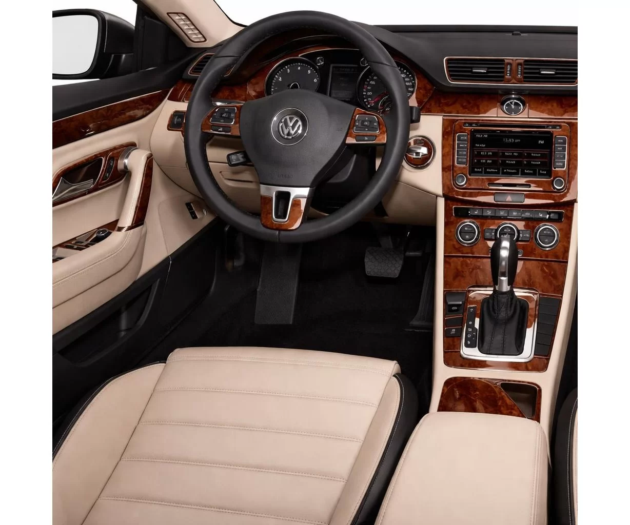 Volkswagen Passat B7 2012-2015 Mascherine sagomate per rivestimento cruscotti 45-Decori Volkswagen Passat B7 2012-2015 Mascherine sagomate per rivestimento cruscotti 45-Decori