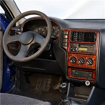 Volkswagen Polo 6N 09.94-09.99 Mascherine sagomate per rivestimento cruscotti 10-Decori