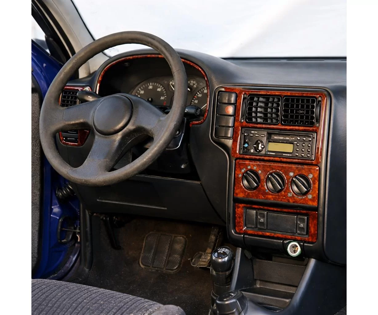 Volkswagen Polo 6N 09.94-09.99 Habillage Décoration de Tableau de Bord 10-Pièce