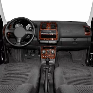 Volkswagen Polo 6N2 10.99-08 01 Mittelkonsole Armaturendekor Cockpit Dekor 16-Teile
