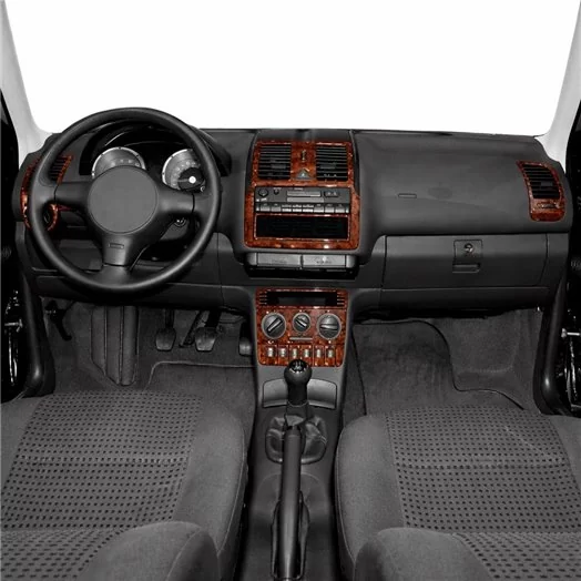 Volkswagen Polo 6N2 10.99-08 01 Habillage Décoration de Tableau de Bord 16-Pièce