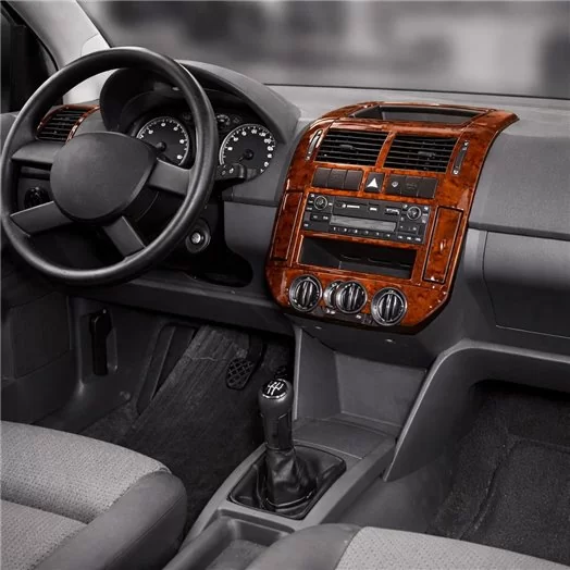 Volkswagen Polo 9N 09.01-02.05 Habillage Décoration de Tableau de Bord 14-Pièce