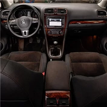 Volkswagen Polo V 6R 09.2009 Mittelkonsole Armaturendekor Cockpit Dekor 14-Teile