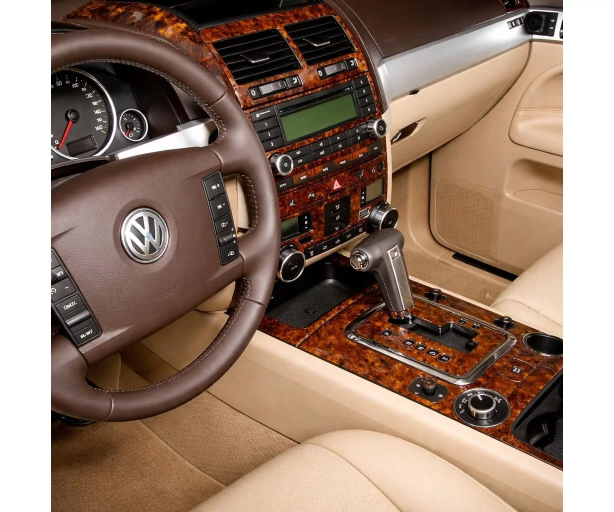 Volkswagen Touareg 2004-2010 Mascherine sagomate per rivestimento cruscotti 72-Decori Volkswagen Touareg 2004-2010 Mascherine sagomate per rivestimento cruscotti 72-Decori