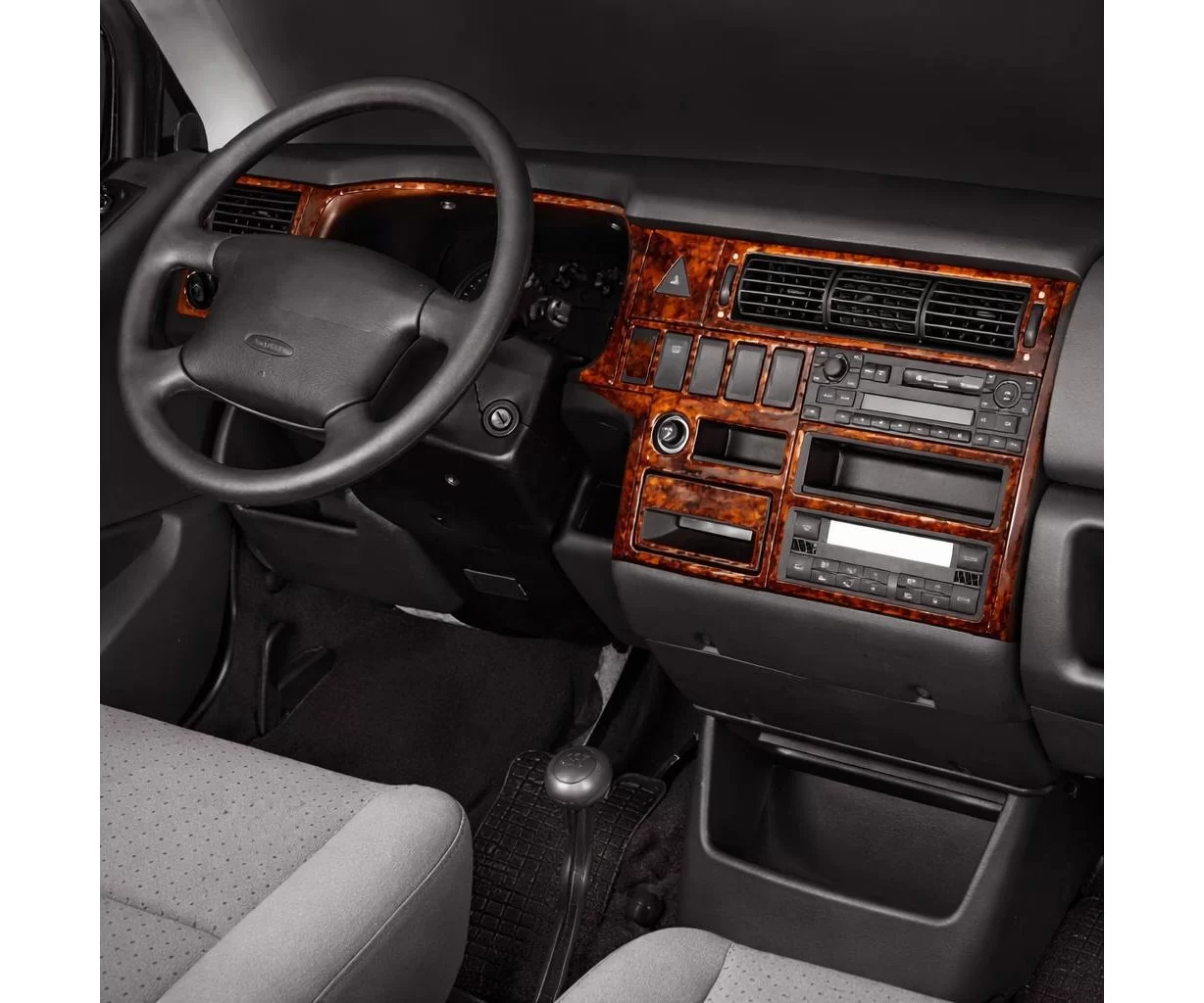 Volkswagen Transporter T4 09.98-07.03 3D Interior Dashboard Trim Kit Dash Trim Dekor 18-Parts