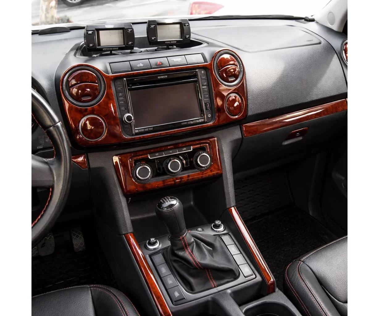 Volkswagen Amarok 01.2011 3D Inleg dashboard Interieurset aansluitend en pasgemaakt op he 35-Teile