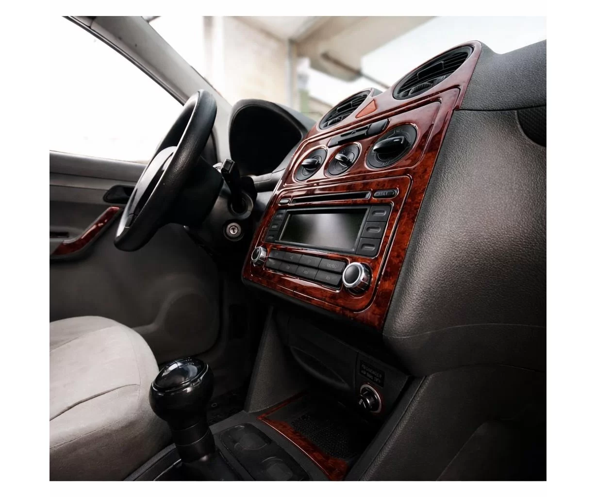 Volkswagen Caddy 01.04-08.09 Habillage Décoration de Tableau de Bord 16-Pièce