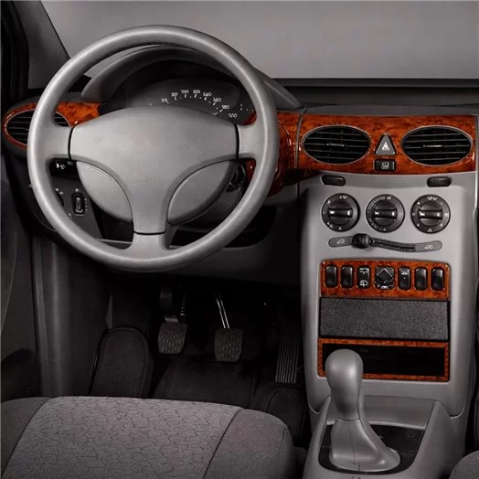Mercedes A-Class W168 09.97-02.01 Habillage Décoration de Tableau de Bord 12-Pièce Mercedes A-Class W168 09.97-02.01 Habillage Décoration de Tableau de Bord 12-Pièce