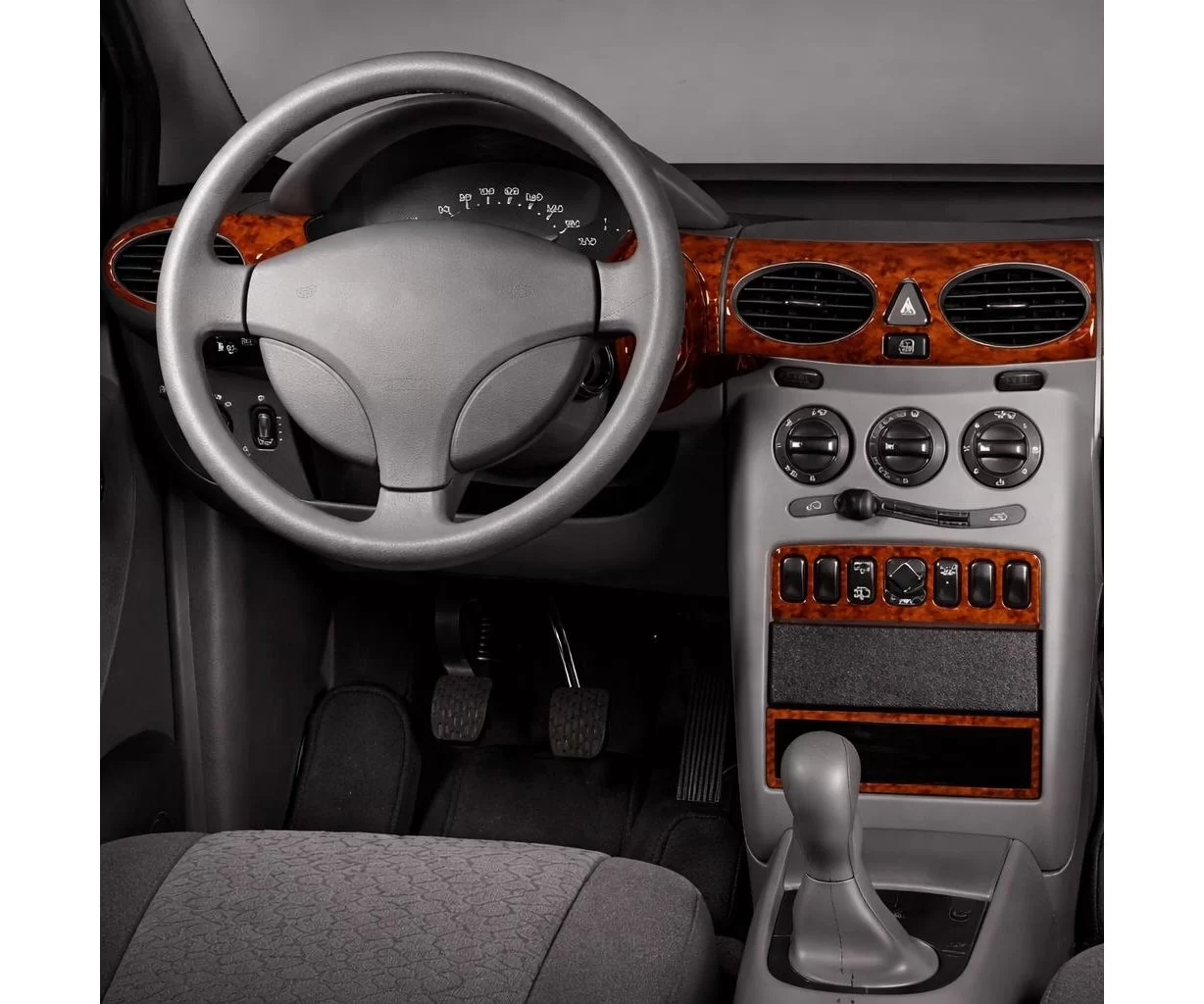 Mercedes A-Class W168 09.97-02.01 Habillage Décoration de Tableau de Bord 12-Pièce Mercedes A-Class W168 09.97-02.01 Habillage Décoration de Tableau de Bord 12-Pièce