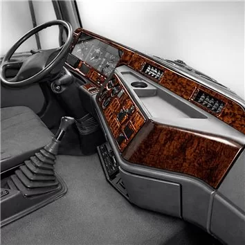 Mercedes Actros 05.96-01.00 Mittelkonsole Armaturendekor Cockpit Dekor 40-Teile