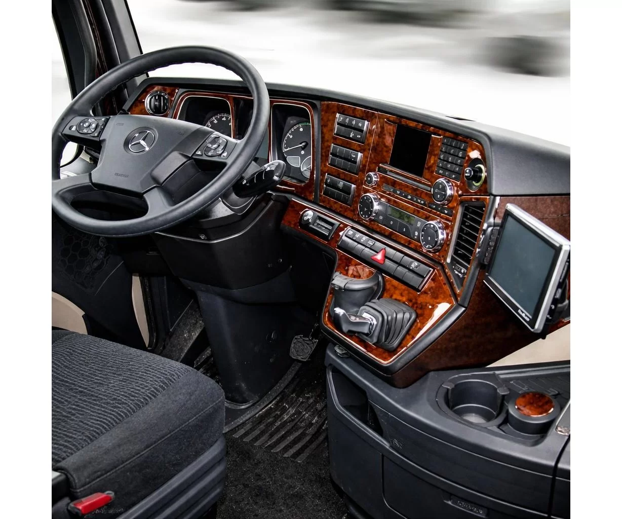 MercedesActros Antos 09.2011 3D Inleg dashboard Interieurset aansluitend en pasgemaakt op he 20-Teile