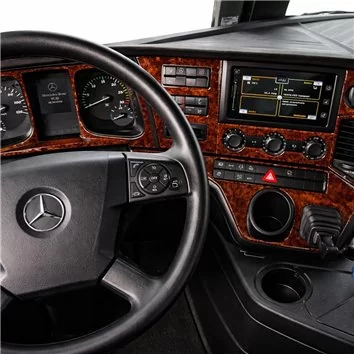 Mercedes Actros Antos 09.2016 3D Interior Dashboard Trim Kit Dash Trim Dekor 24-Parts