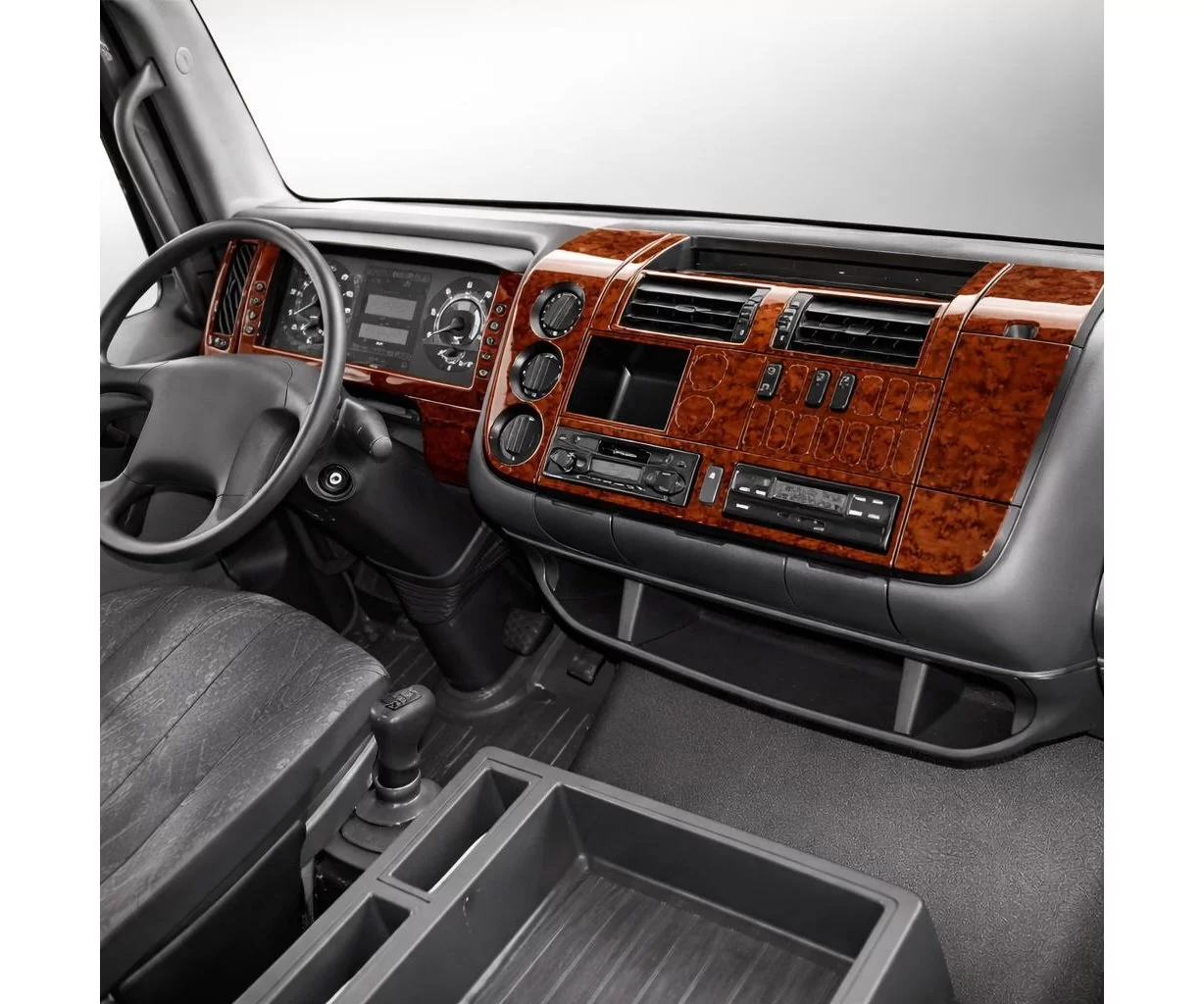 Mercedes Atego-Axor 12.01-10.04 3D Inleg dashboard Interieurset aansluitend en pasgemaakt op he 51-Teile