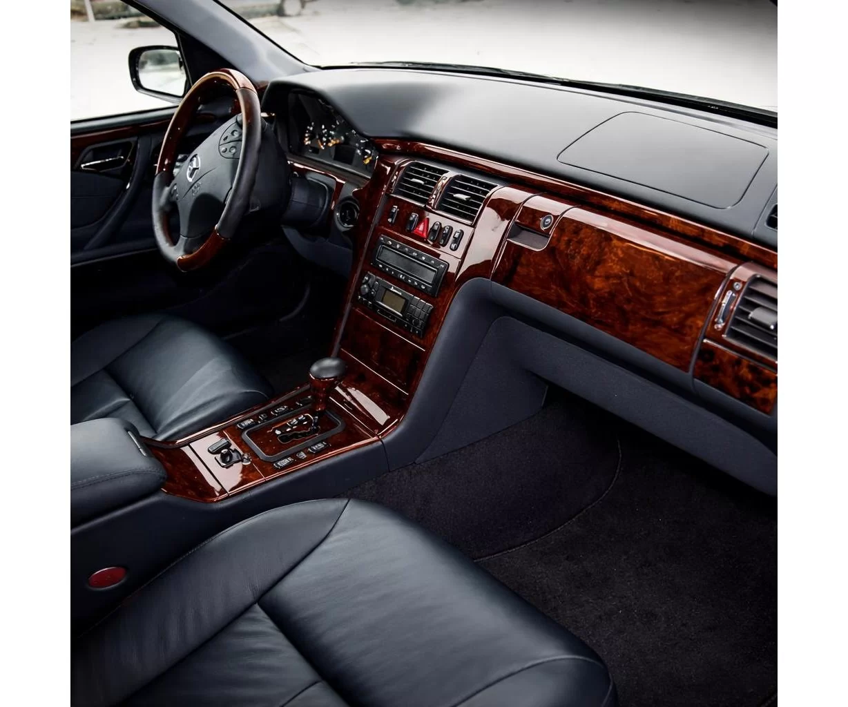 Mercedes Benz E Class W210 1998-2002 Voll Satz BD innenausstattung armaturendekor cockpit dekor