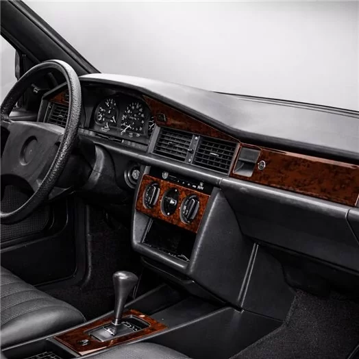 Mercedes C 190 W201 12.83-05.93 Mittelkonsole Armaturendekor Cockpit Dekor 11-Teile