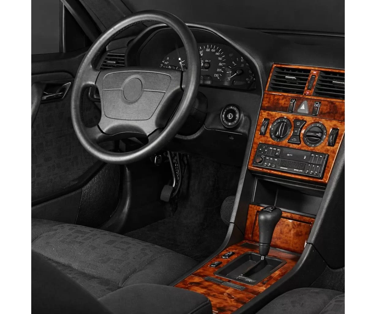 Mercedes C-Class W202 06.93-09.95 Mittelkonsole Armaturendekor Cockpit Dekor 16-Teile