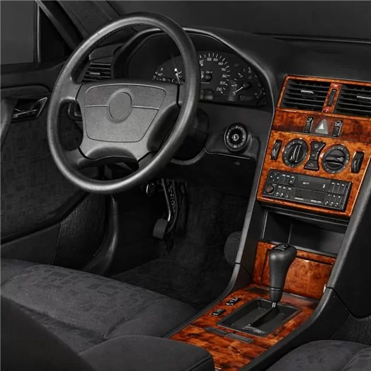 Mercedes C-Class W202 06.97-04.00 Habillage Décoration de Tableau de Bord 14-Pièce Mercedes C-Class W202 06.97-04.00 Habillage Décoration de Tableau de Bord 14-Pièce