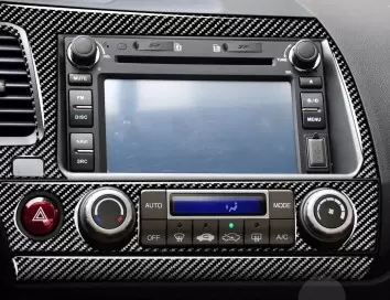 Honda Civic 2006-2011 4 Doors, With NAVI system Interior BD Dash Trim Kit