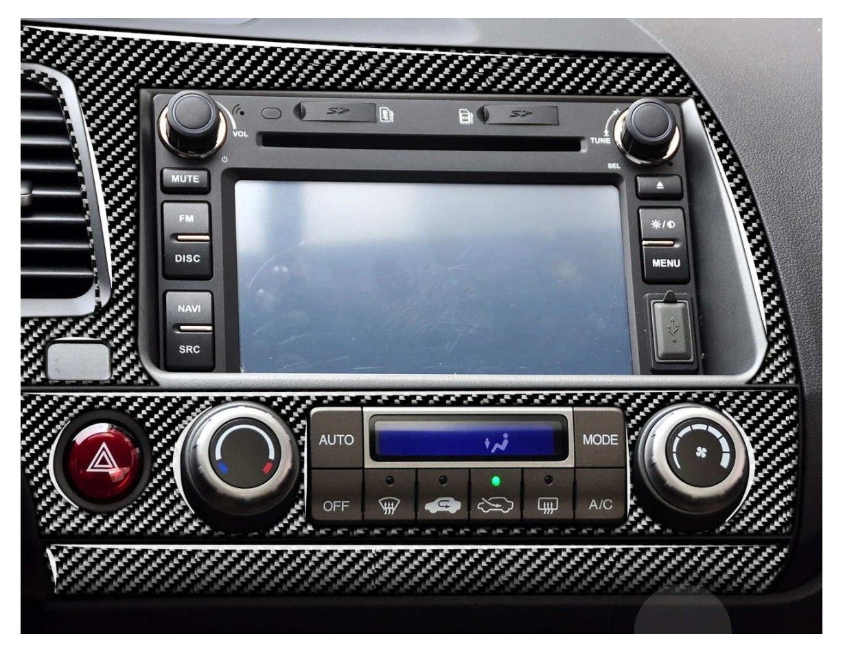 Honda Civic 2006-2011 4 Doors, With NAVI system Cruscotto BD Rivestimenti interni