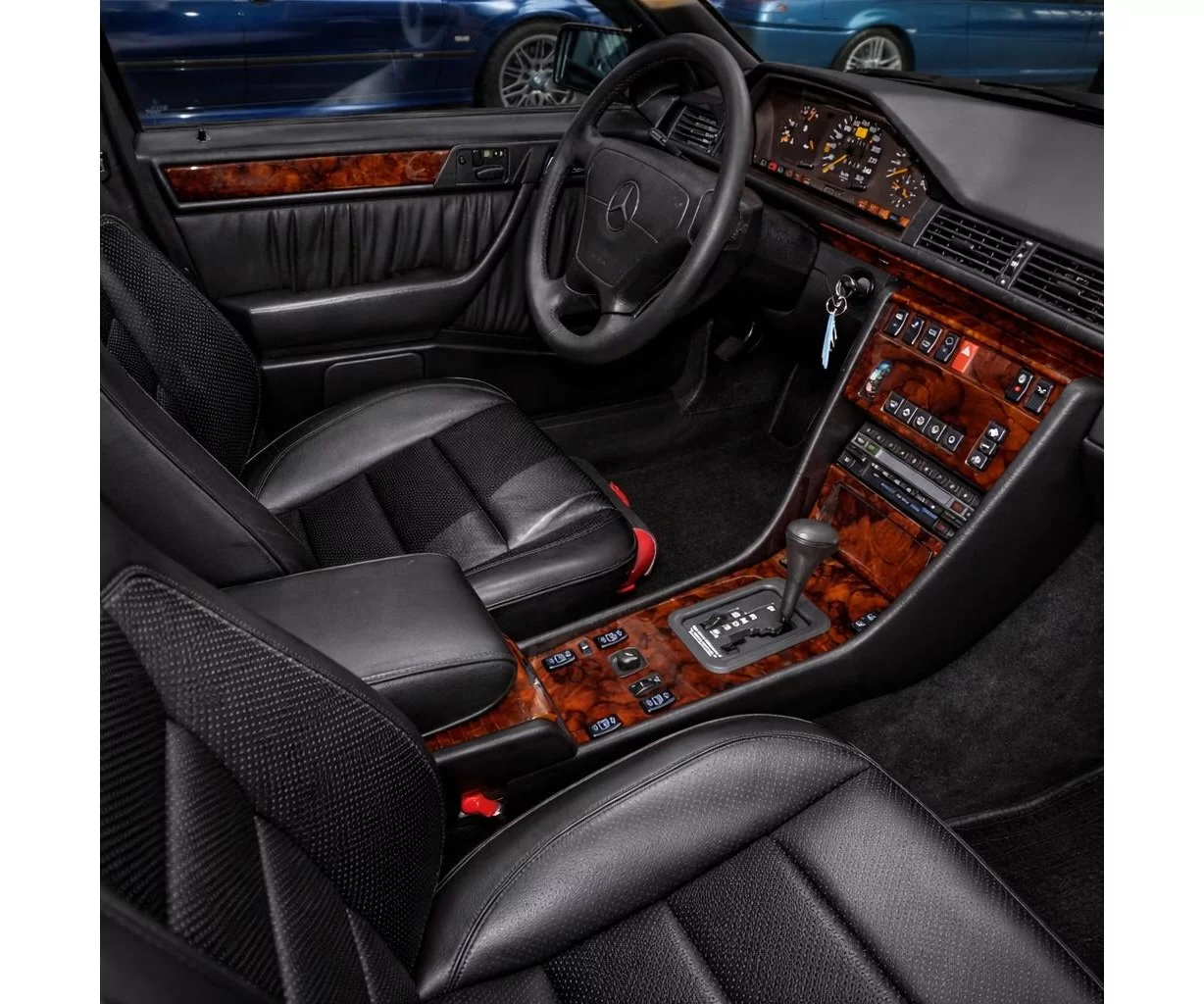 Mercedes E-Class W124 01.85-05.96 Habillage Décoration de Tableau de Bord 14-Pièce Mercedes E-Class W124 01.85-05.96 Habillage Décoration de Tableau de Bord 14-Pièce