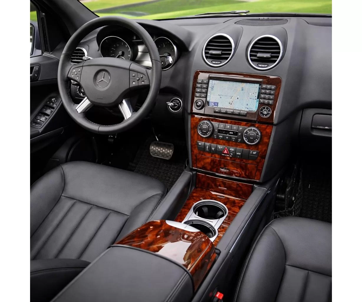 Mercedes ML-Class W164 2006-2011 Habillage Décoration de Tableau de Bord 33-Pièce