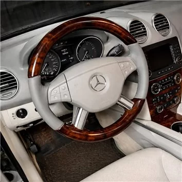 Mercedes ML-Class W164 2006-2011 3D Inleg dashboard Interieurset aansluitend en pasgemaakt op he 41-Teile