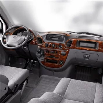 Mercedes Sprinter W903 02.00-04.06 3D Inleg dashboard Interieurset aansluitend en pasgemaakt op he 24-Teile