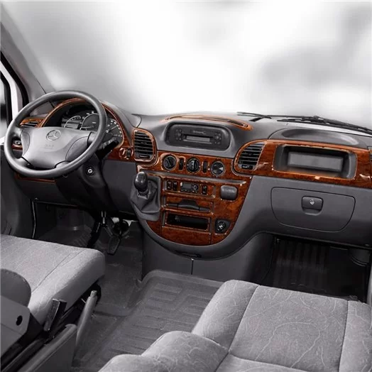 Mercedes Sprinter W903 02.00-04.06 Mascherine sagomate per rivestimento cruscotti 24-Decori
