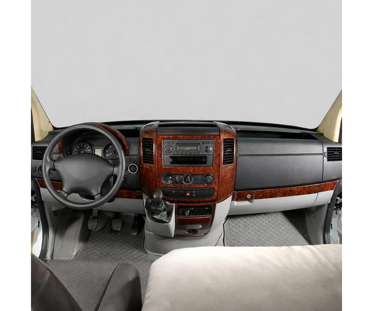 Mercedes Sprinter W906 04.2006 Mittelkonsole Armaturendekor Cockpit Dekor 40-Teile