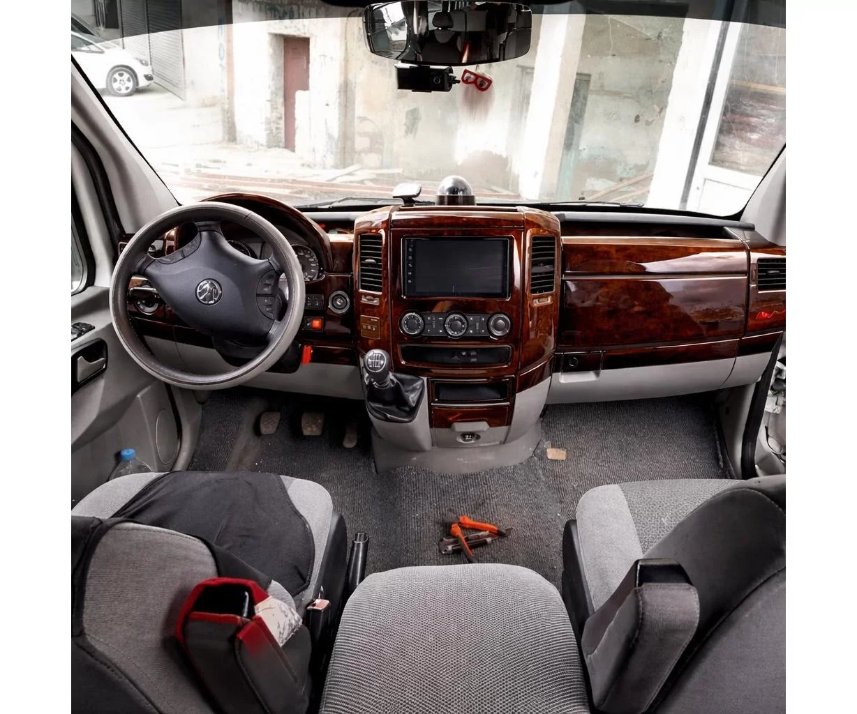 Mercedes Sprinter W906 04.2015 3D Interior Dashboard Trim Kit Dash Trim Dekor 51-Parts