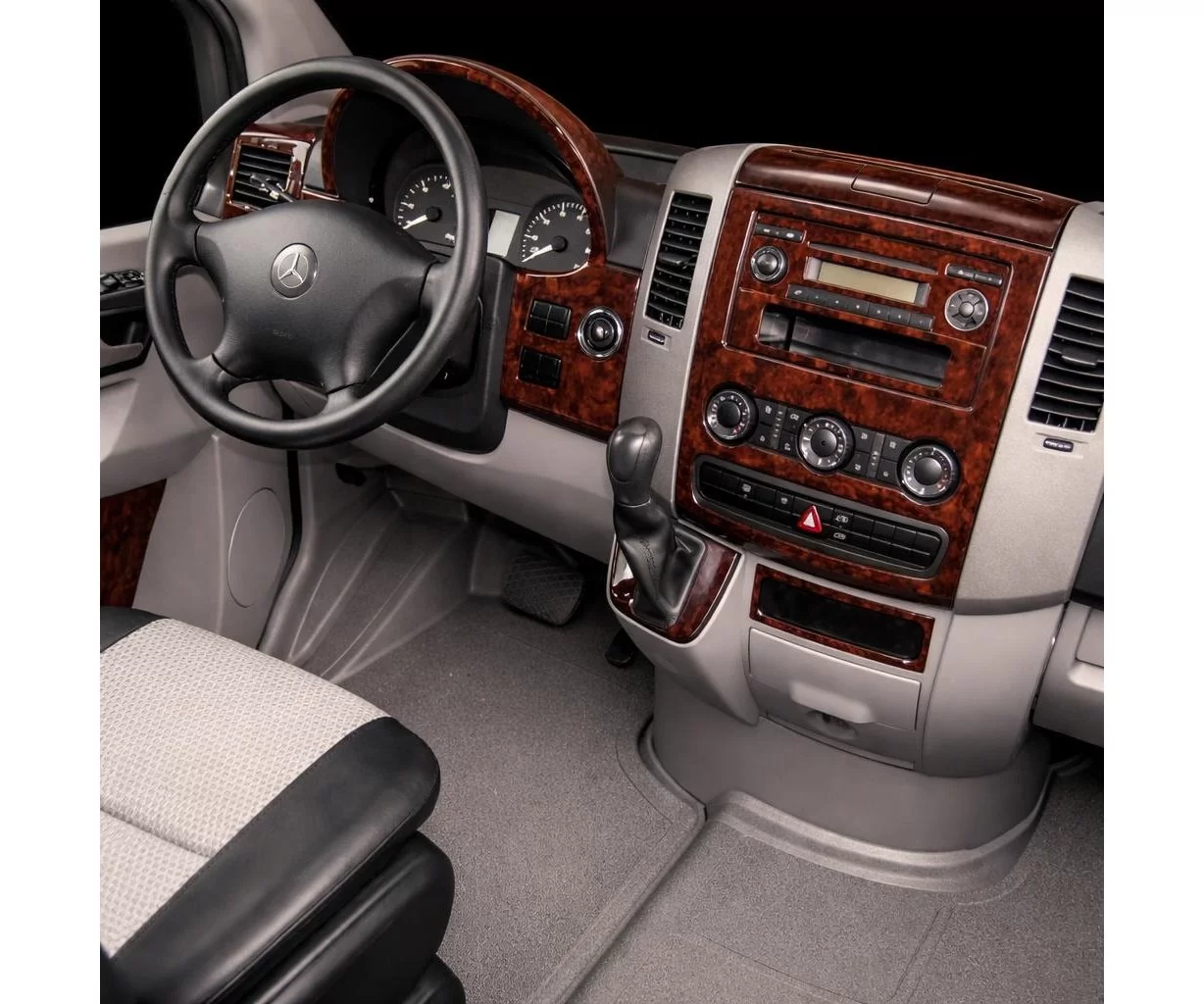 Mercedes Sprinter W906 04.2006 Mittelkonsole Armaturendekor Cockpit Dekor 14-Teile