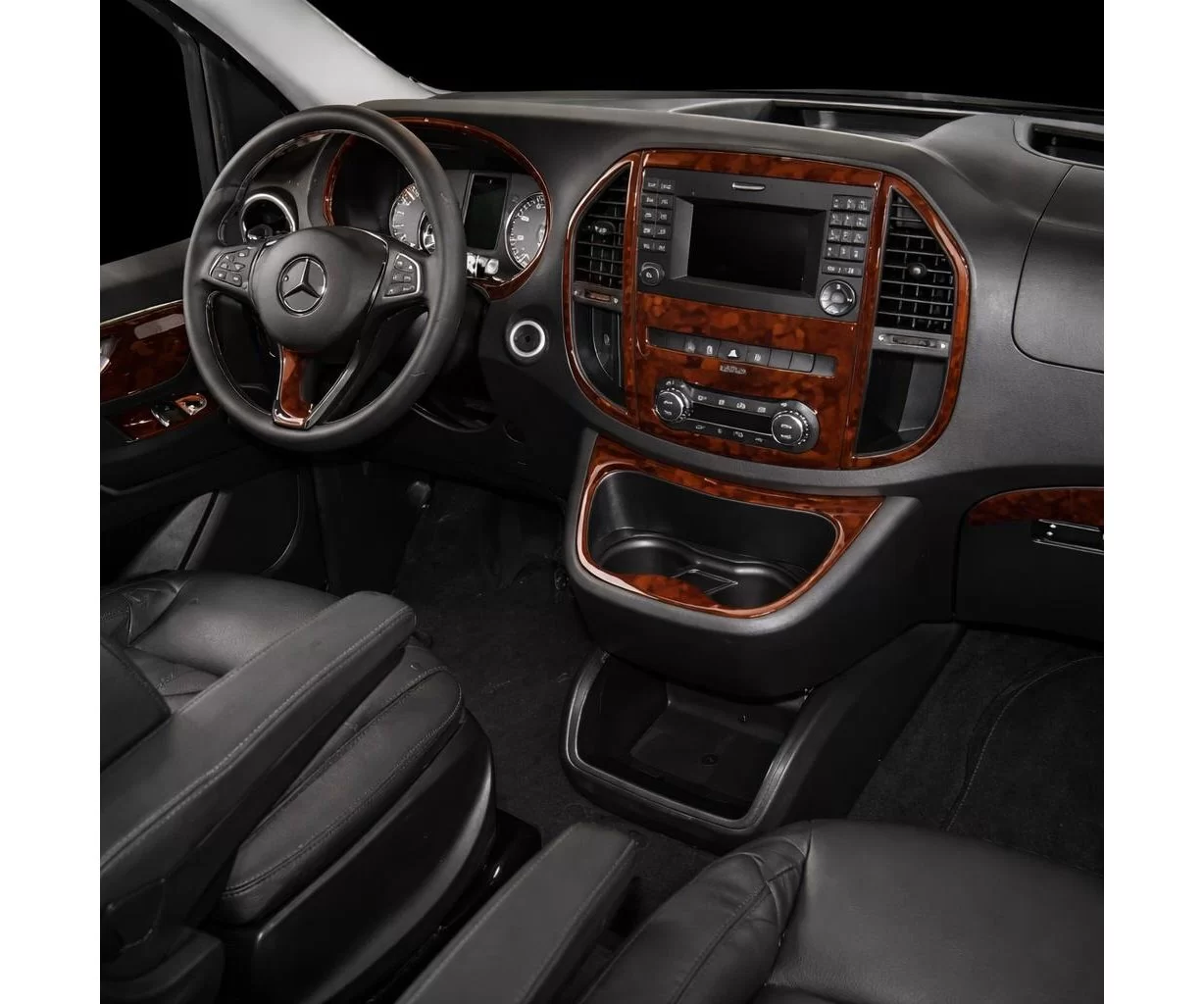 Mercedes Vito W447 01.2015 Mittelkonsole Armaturendekor Cockpit Dekor 38-Teile Mercedes Vito W447 01.2015 Mittelkonsole Armaturendekor Cockpit Dekor 38-Teile