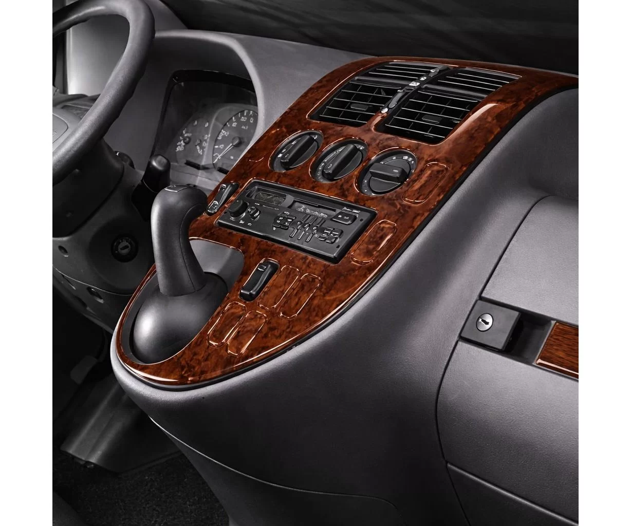 Mercedes Vito W638 02.96-02.99 Mittelkonsole Armaturendekor Cockpit Dekor 23-Teile