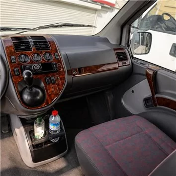 Mercedes Vito W638 02.96-02.99 3D Inleg dashboard Interieurset aansluitend en pasgemaakt op he 23-Teile