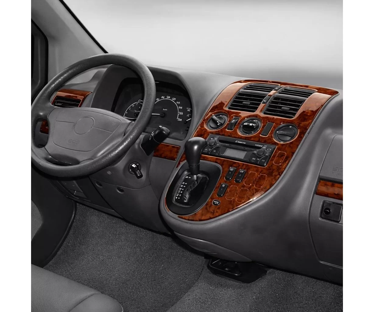 Mercedes Vito W638 03.99-01.04 3D Inleg dashboard Interieurset aansluitend en pasgemaakt op he 24-Teile Mercedes Vito W638 03.99-01.04 3D Inleg dashboard Interieurset aansluitend en pasgemaakt op he 24-Teile