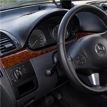 Mercedes Vito W639 01.2006 Habillage Décoration de Tableau de Bord 3-Pièce