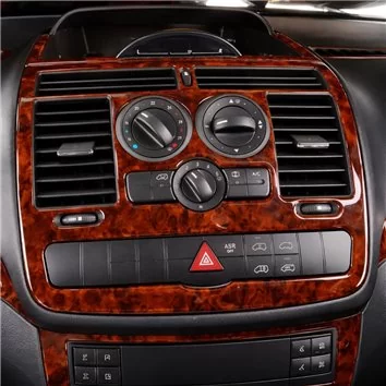 Mercedes Vito W639 2003-2006 Habillage Décoration de Tableau de Bord 2-Pièce