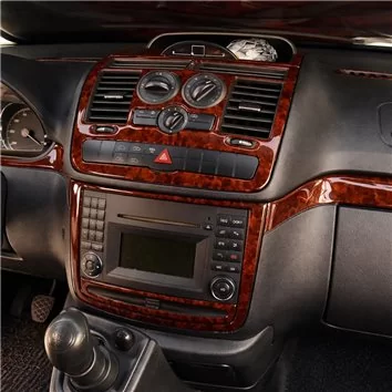 Mercedes Vito W639 01.04-01.06 Mascherine sagomate per rivestimento cruscotti 22-Decori