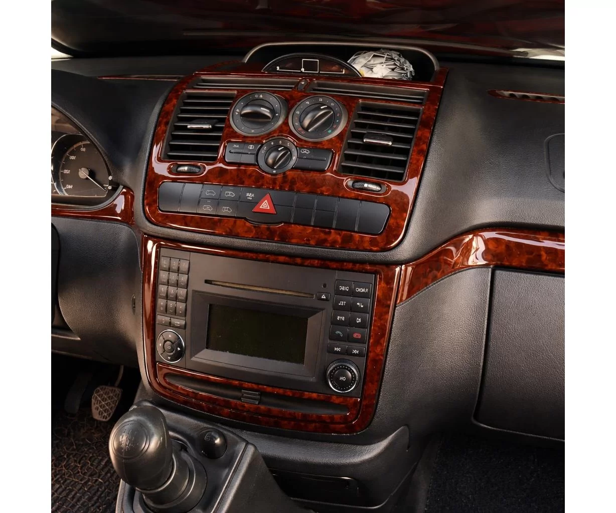 Mercedes Vito W639 01.04-01.06 Habillage Décoration de Tableau de Bord 22-Pièce