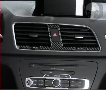 Audi Q3 8U 2011–2018 Kit Rivestimento Cruscotto all'interno del veicolo Cruscotti personalizzati 22-Decori