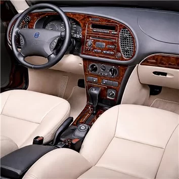 Saab 900 1994-1998 Full Set, 10 Parts set Interior BD Dash Trim Kit