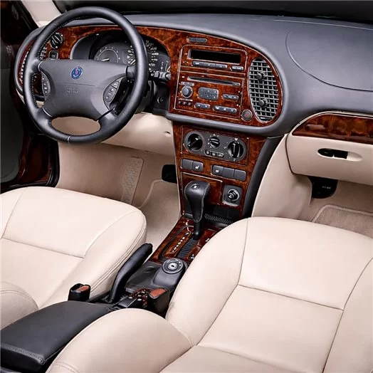 Saab 900 1994-1998 Full Set, 10 Parts set BD Interieur Dashboard Bekleding Volhouder