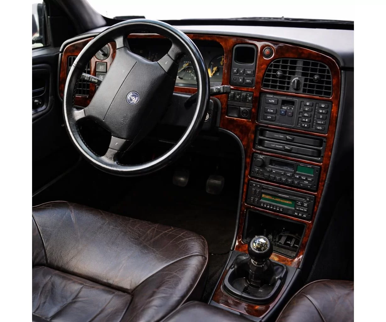 Saab 9000 1995-1996 Manual Gearbox, 11 Parts set BD Interieur Dashboard Bekleding Volhouder