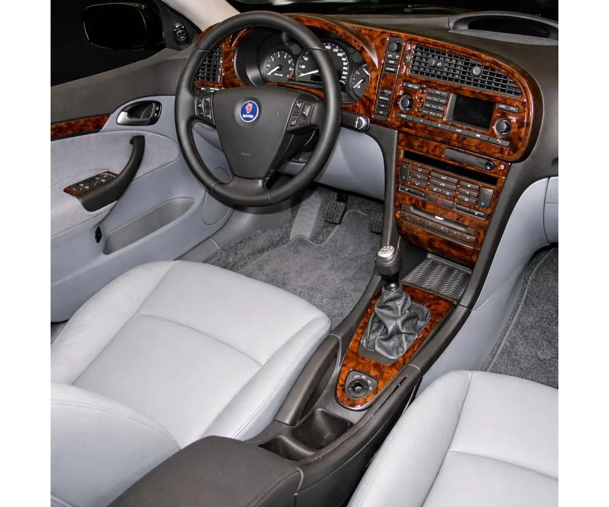 Saab 9-3 2003-2006 Automatic Gear, With Infotaintment BD Décoration de tableau de bord